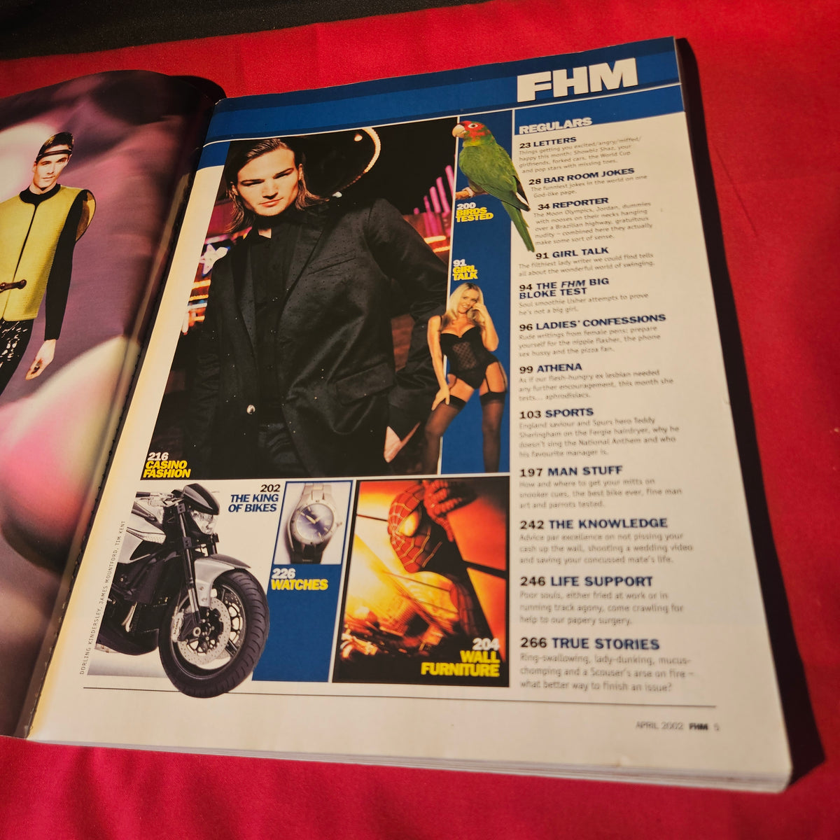 FHM Magazine April 2002 Shakira Susie Amy Angelica Bridges Schwarzenegger (1503)