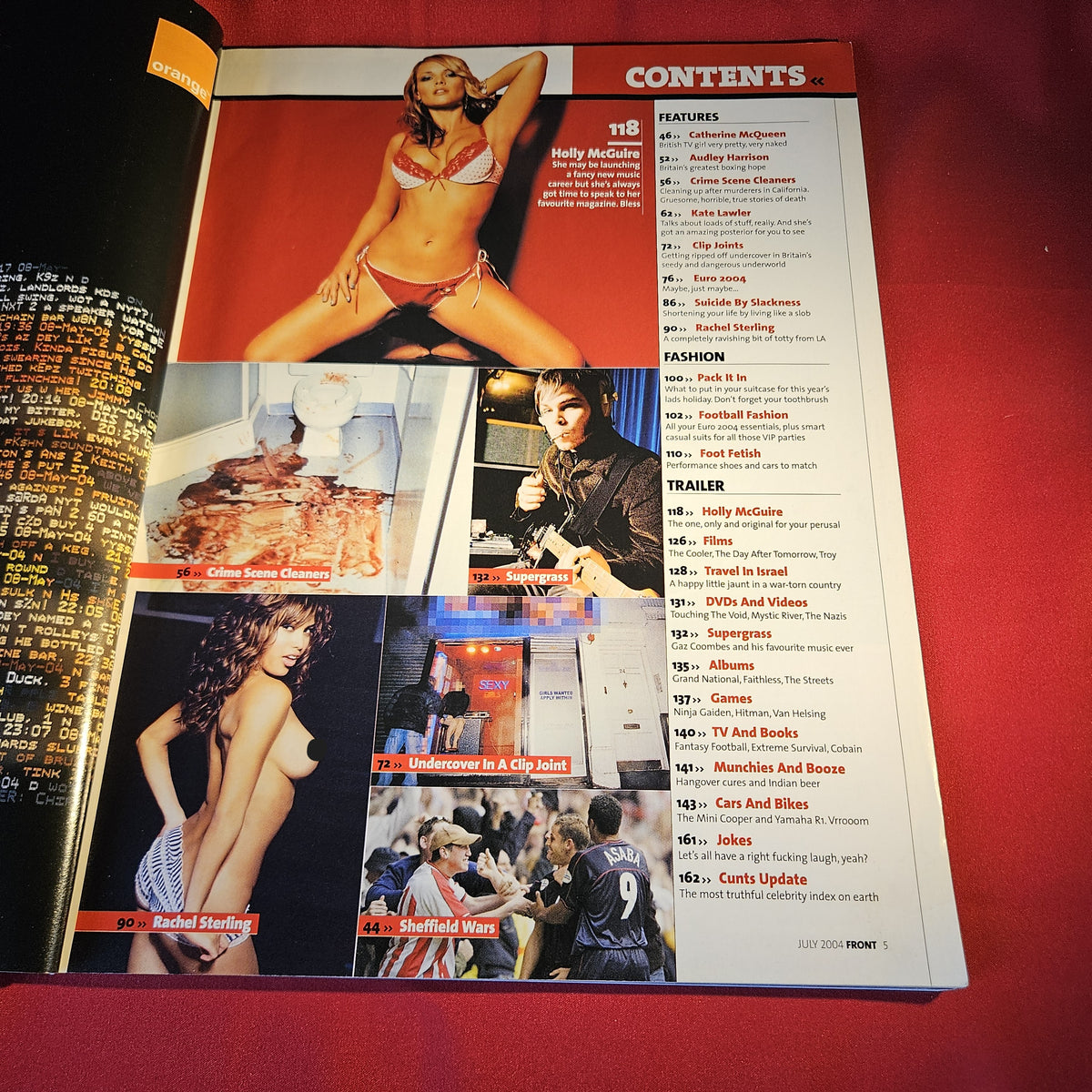 Front Magazine July 2004 Issue 71 POSTER Kate Lawler Rachel Sterling Holly McGuire (1506)