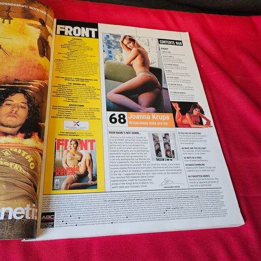 Front Magazine April 2004 Issue 68 Joanna Krupa Juninho Nikkii Theobald (1506)