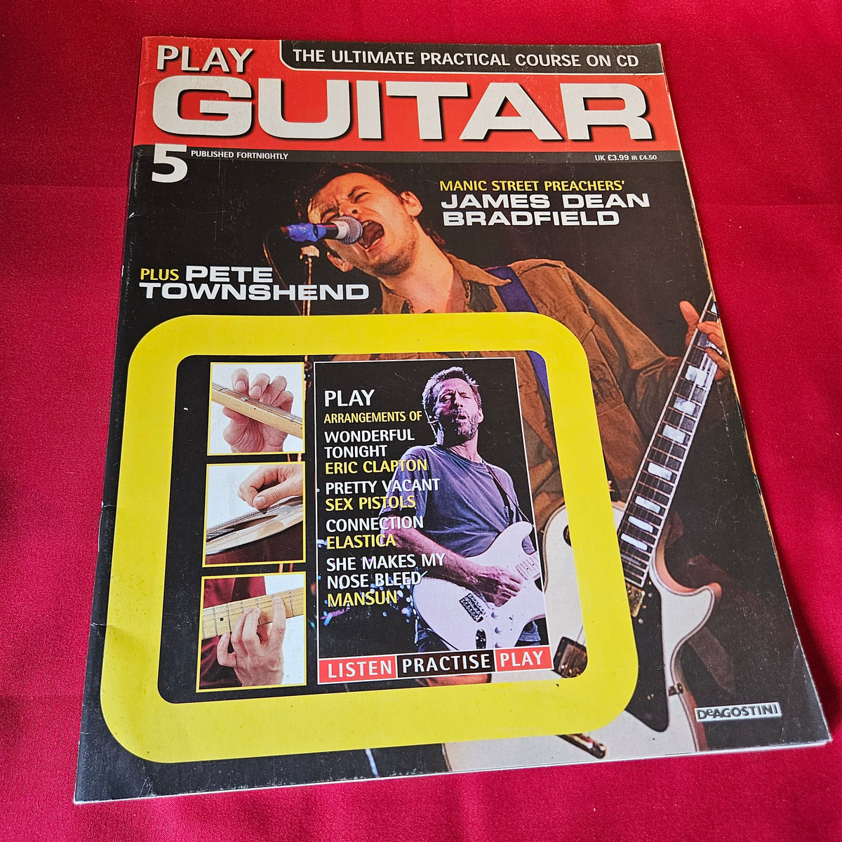 Play Guitar Magazine Issue 5 James Dean Bradfield Eric Clapton Pete Townshend SKU 1508