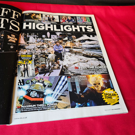 SFX Magazine March 2007 Star Wars 30th Anniversary Ghost Rider Battlestar SKU 1508