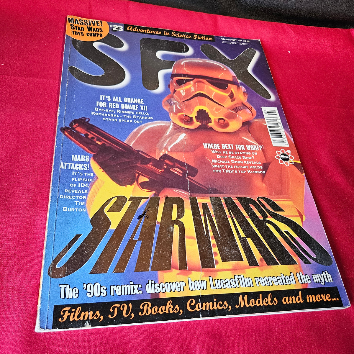 SFX Magazine March 1997 Issue 23 Star Wars Trilogy Stormtrooper Red Dwarf SKU 1508