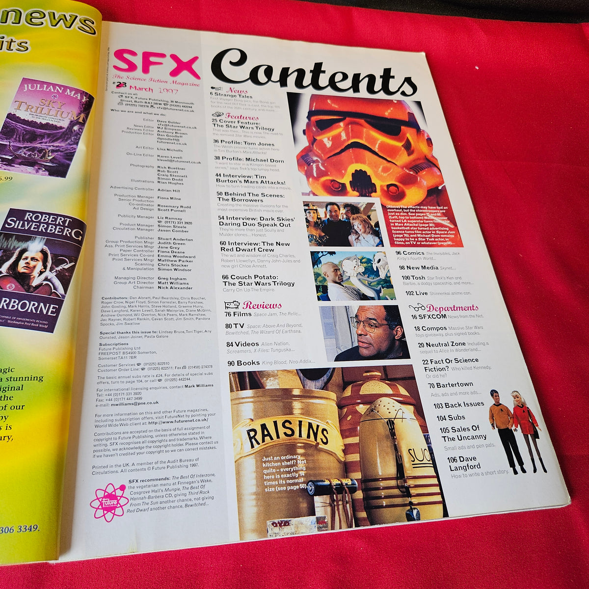 SFX Magazine March 1997 Issue 23 Star Wars Trilogy Stormtrooper Red Dwarf SKU 1508