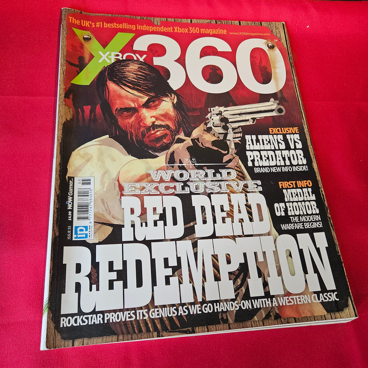 X360 Magazine Issue 55 Red Dead Redemption Xbox 360 Aliens vs Predator SKU 1509