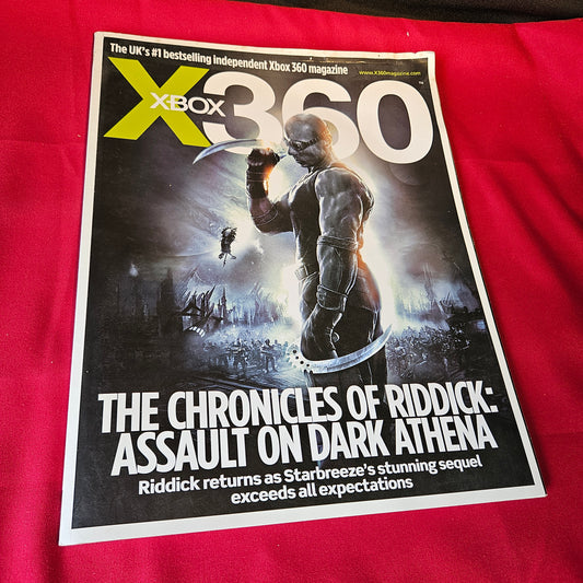X360 Magazine Issue 45 2009 Chronicles of Riddick Guitar Hero Metallica SKU 1509