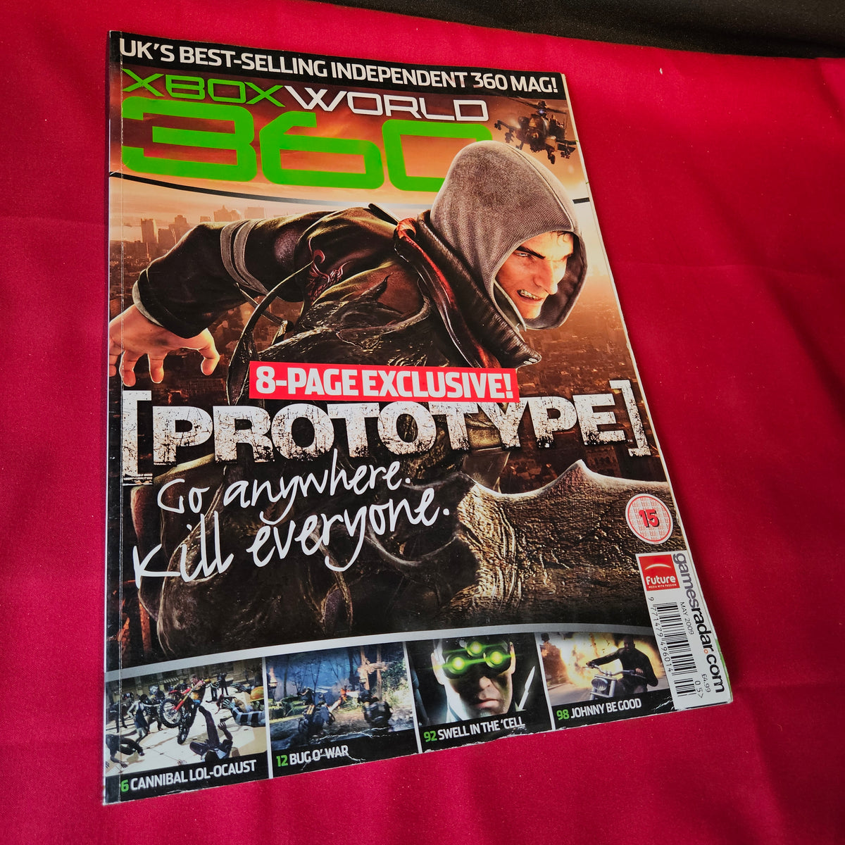 Xbox World 360 Magazine May 2009 Issue 77 Prototype Splinter Cell SKU 1509
