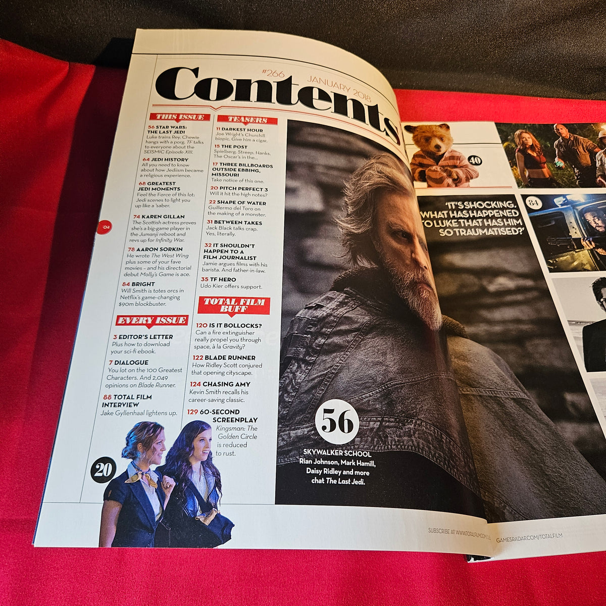 Total Film Magazine January 2018 #266 Daisy Ridley Star Wars The Last Jedi SKU 1511