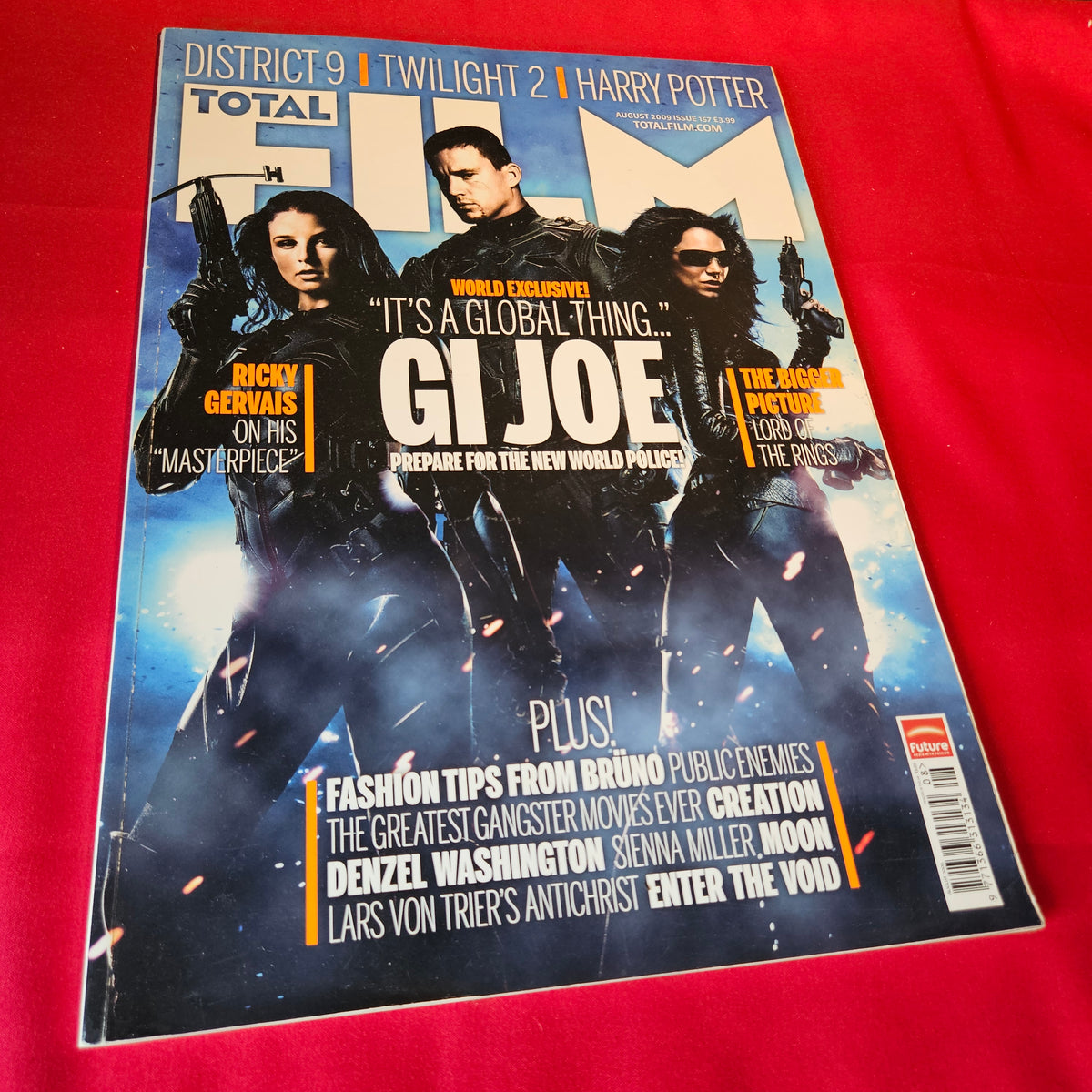 Total Film Magazine August 2009 Issue 157 GI Joe Channing Tatum Sienna Miller SKU 1511