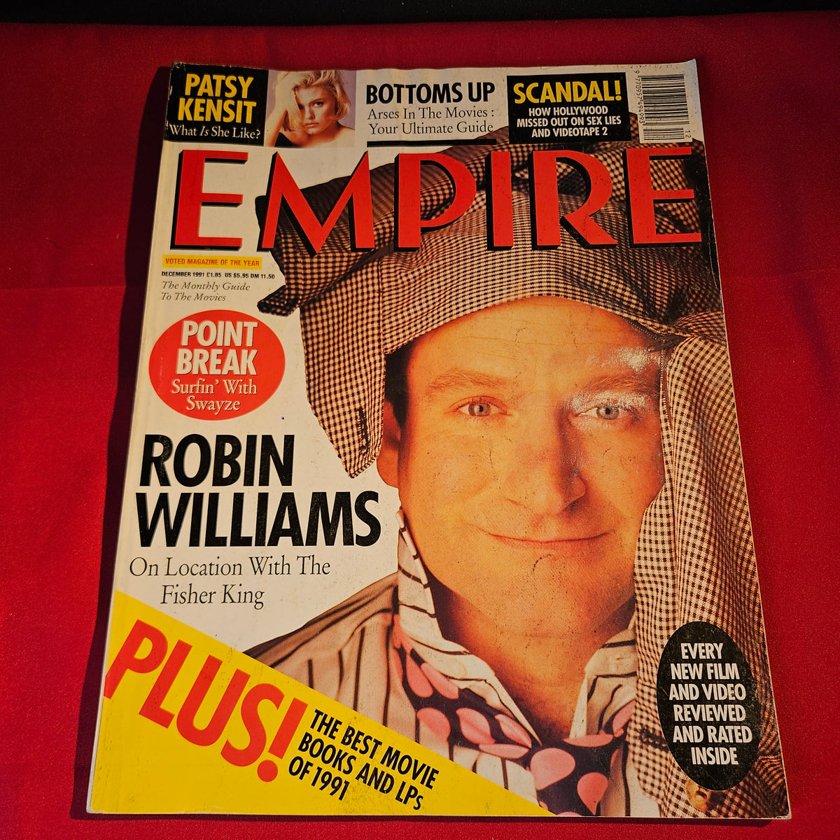 Empire Magazine December 1991 Robin Williams Fisher King Point Break Patsy Kensit SKU 1514