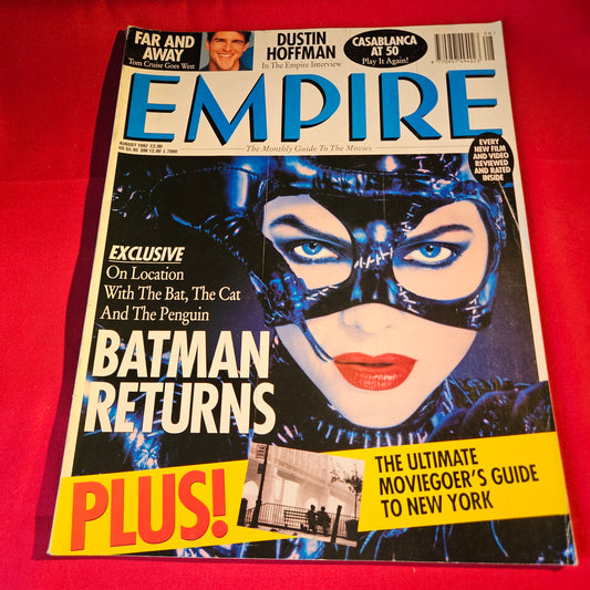 Empire Magazine August 1992 Batman Returns Tom Cruise Dustin Hoffman Casablanca SKU 1514