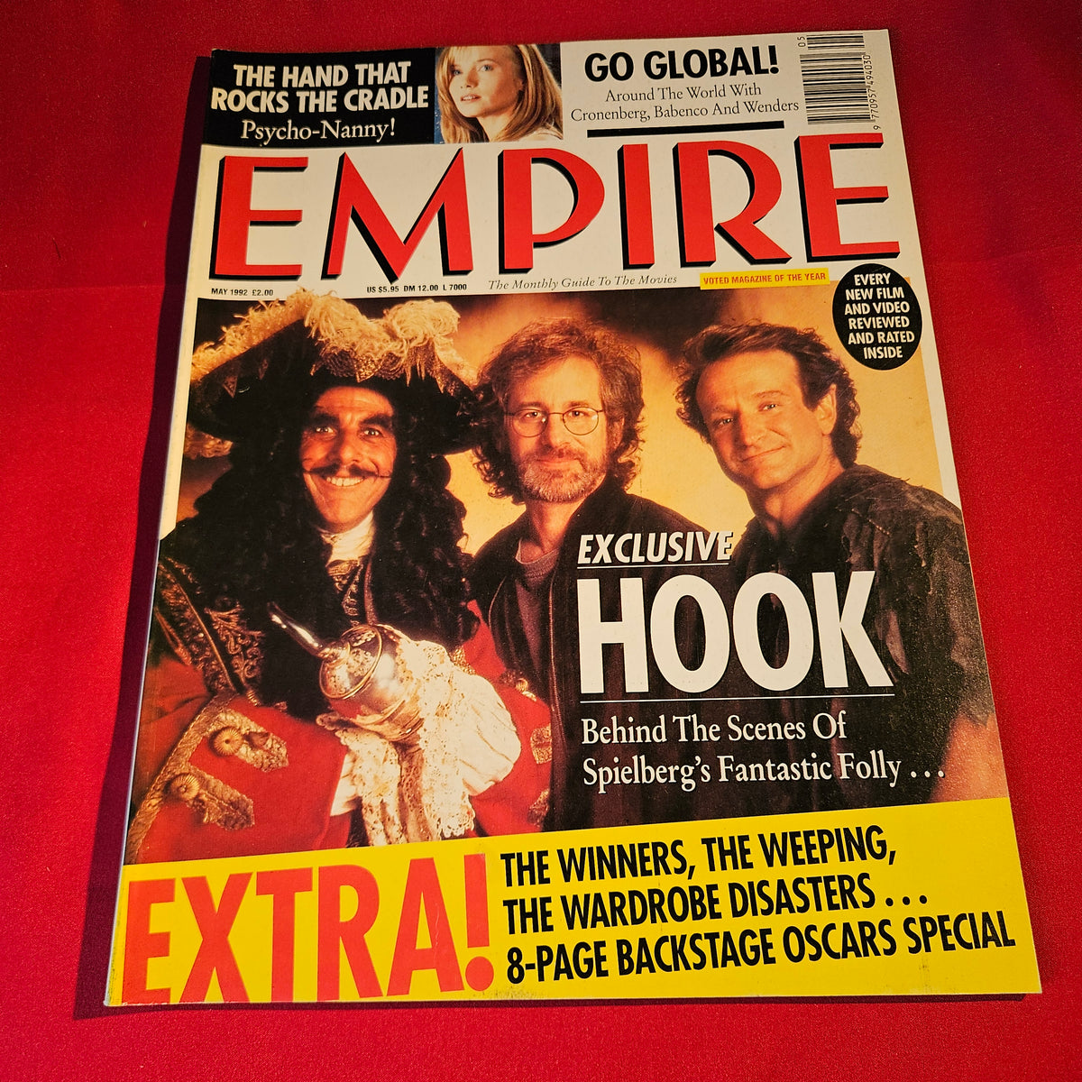 Empire Magazine May 1992 Hook Robin Williams Steven Spielberg Oscars SKU 1514