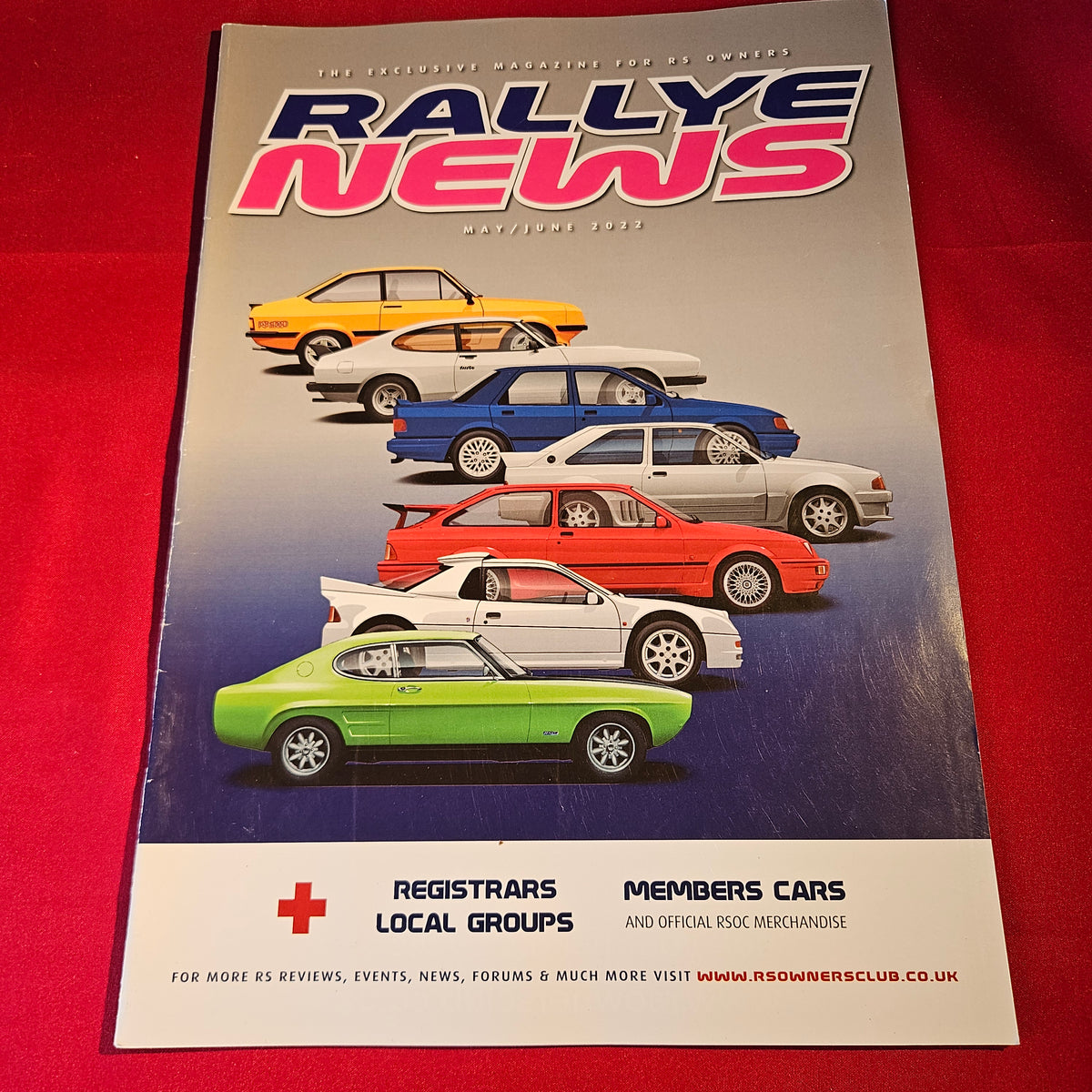 Rallye News Magazine May June 2022 Ford RS Owners Club Escort Sierra Cosworth Capri SKU 1515