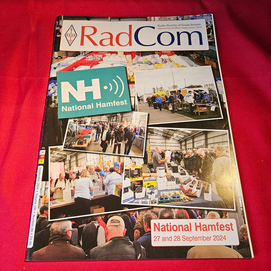 RadCom Magazine September 2024 RSGB National Hamfest Amateur Ham Radio Radio Society SKU 1515