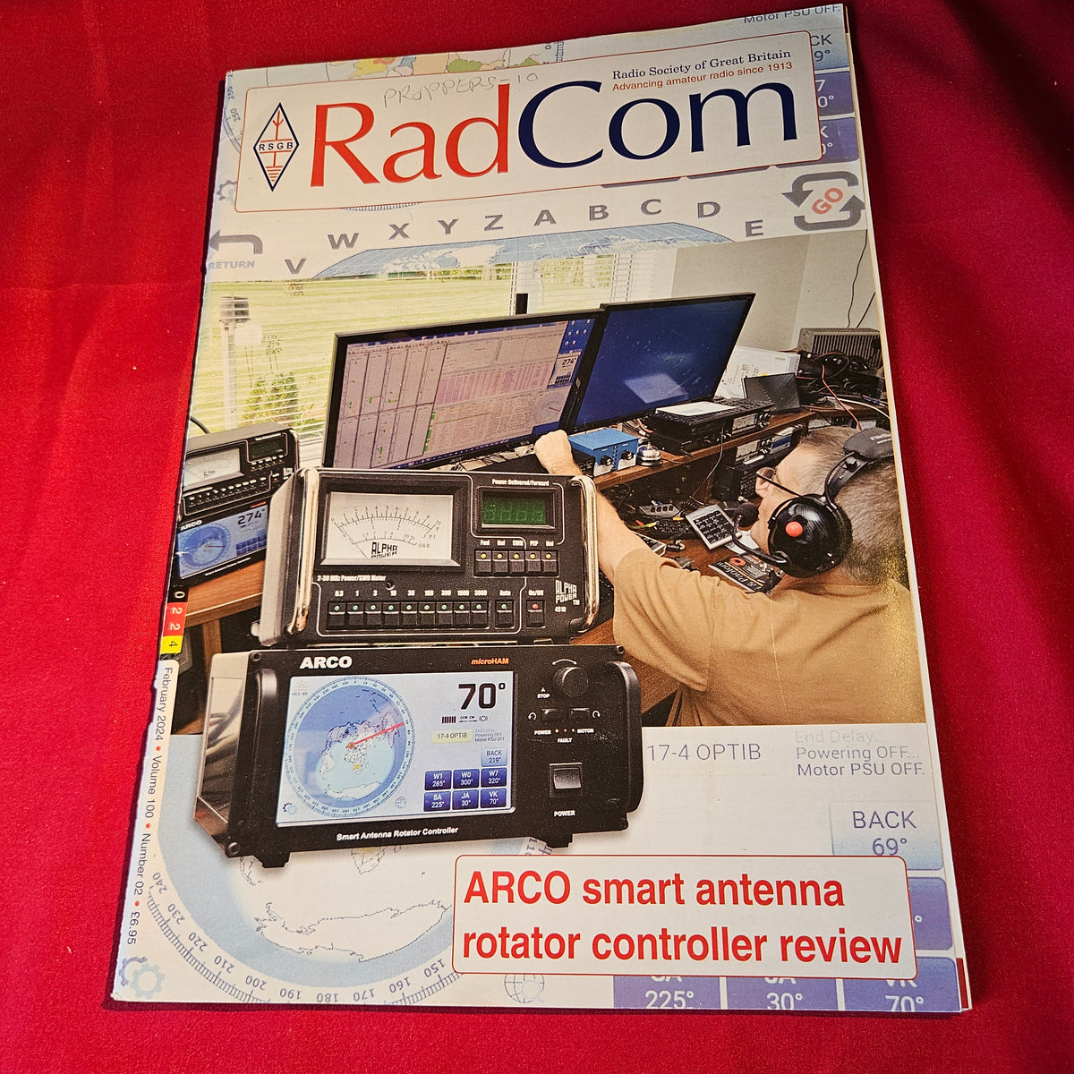RadCom Magazine February 2024 ARCO Smart Antenna Rotator Controller RSGB SKU 1515