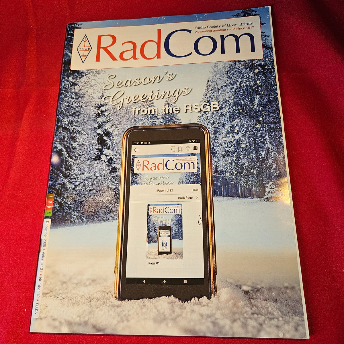 RadCom Magazine December 2025 RSGB Amateur Radio DXpedition Moonraker SKU 1515