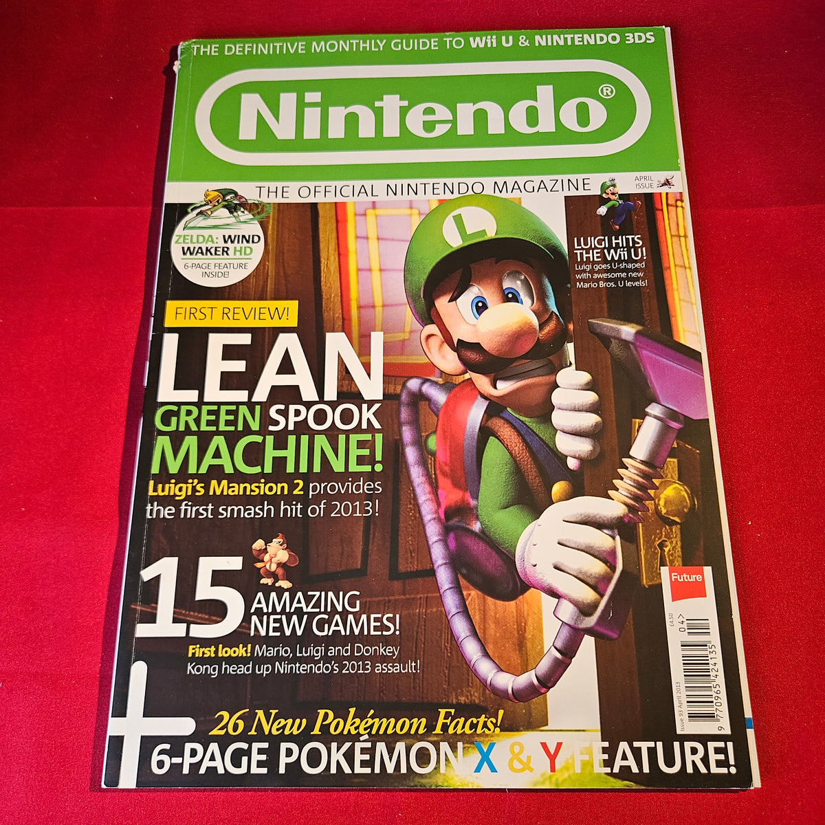 Official Nintendo Magazine April 2013 Luigi’s Mansion 2 Pokemon X Y Wii U 3DS SKU 1516