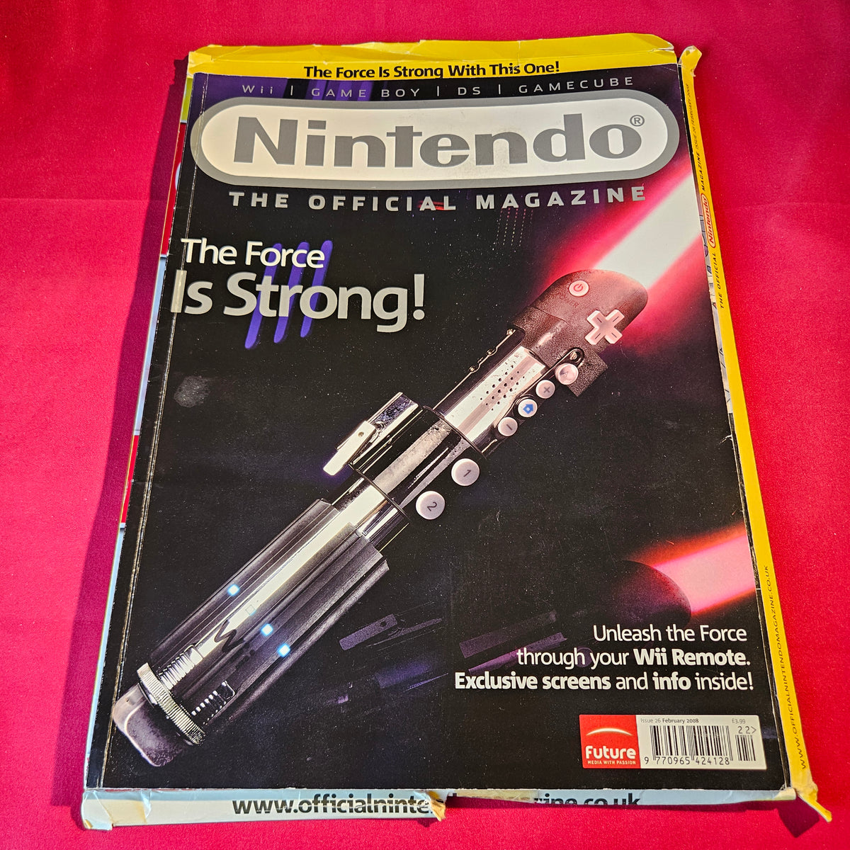 Official Nintendo Magazine Issue 26 February 2008 Star Wars Force Unleashed Wii SKU 1516