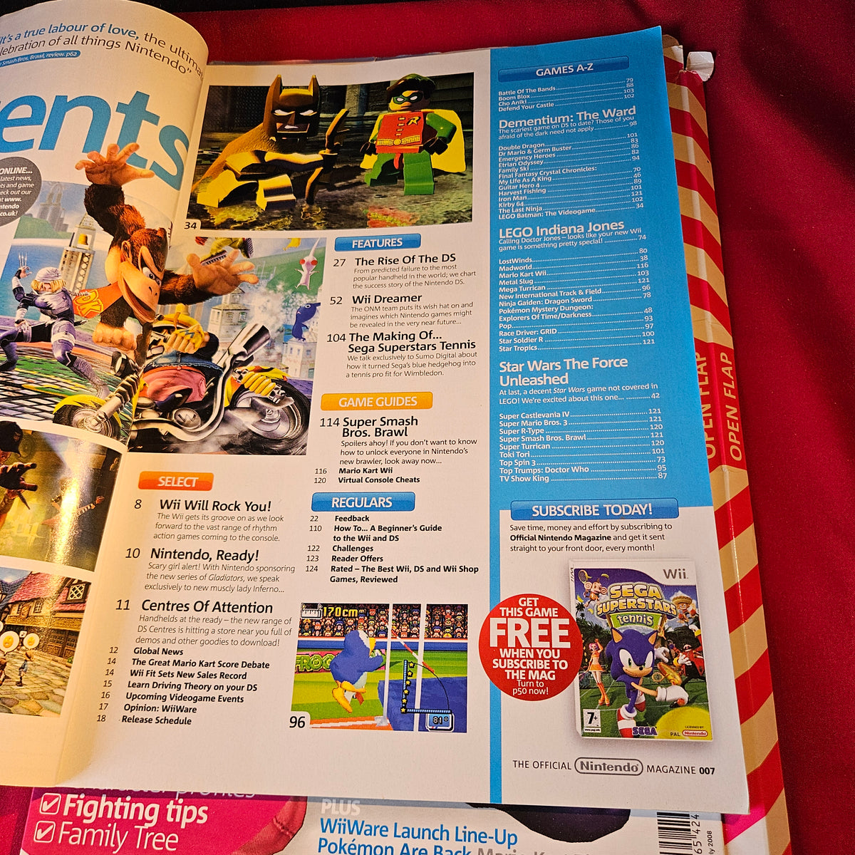 Official Nintendo Magazine July 2008 Issue 31 Wario Smash Bros Brawl SKU 1516