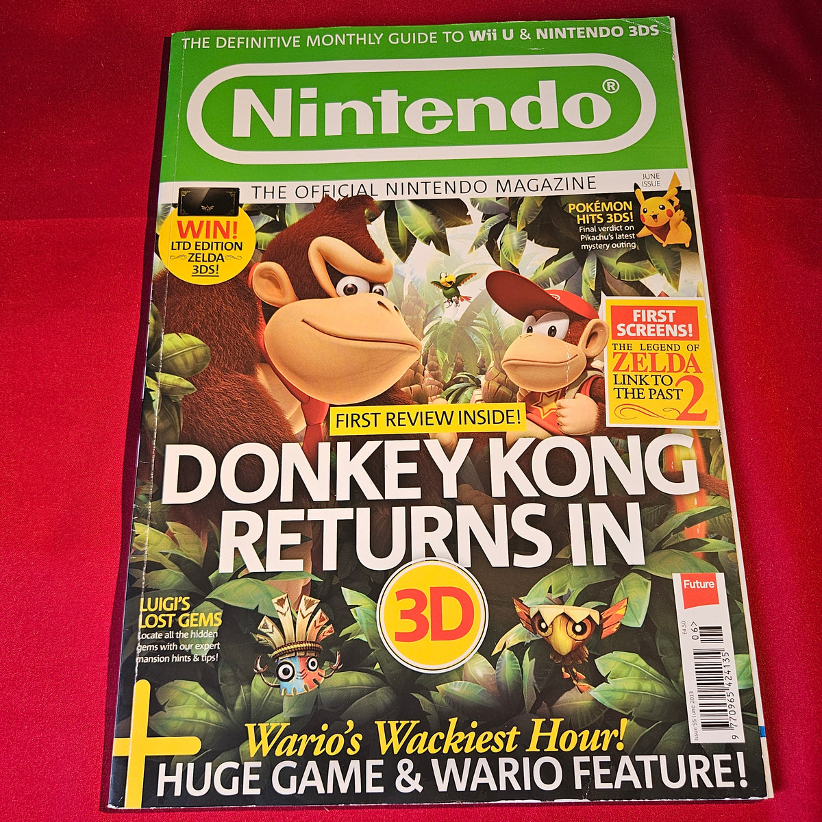 Official Nintendo Magazine June 2013 Issue 95 Donkey Kong Returns 3D Zelda Pokémon SKU 1516