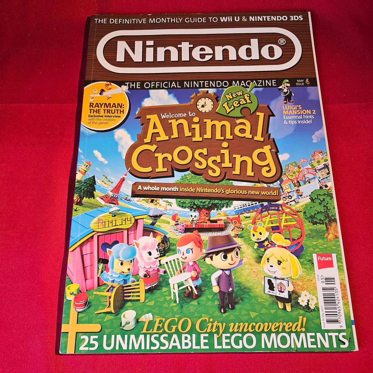 Official Nintendo Magazine May 2013 Issue 94 Animal Crossing New Leaf LEGO City Luigi SKU 1516
