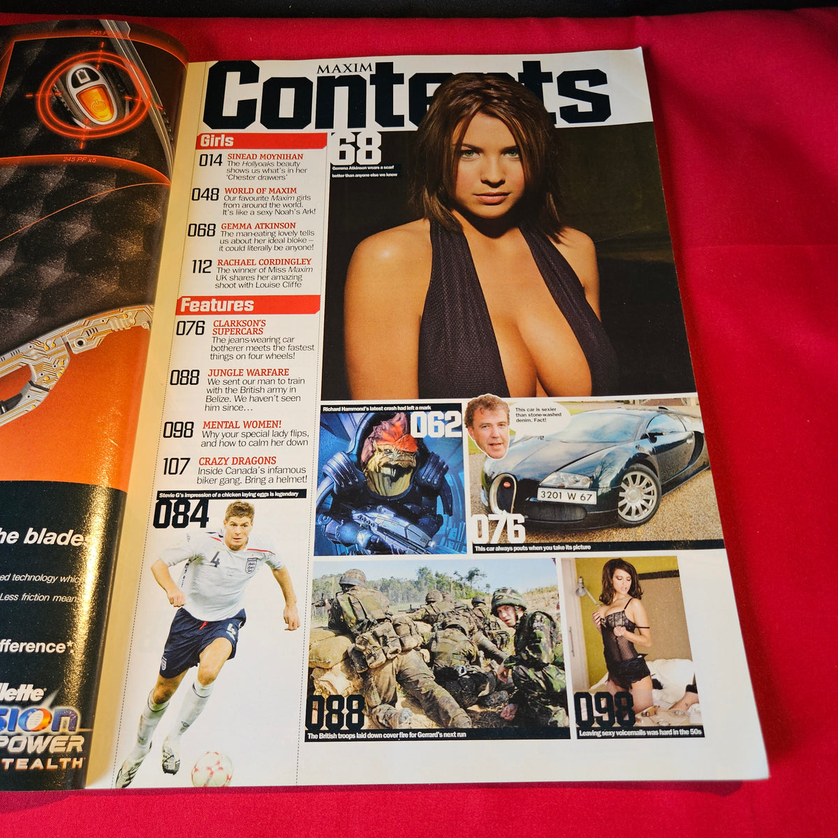 Maxim Magazine January 2008 Gemma Atkinson Tim Lovejoy Hollyoaks SKU 1518