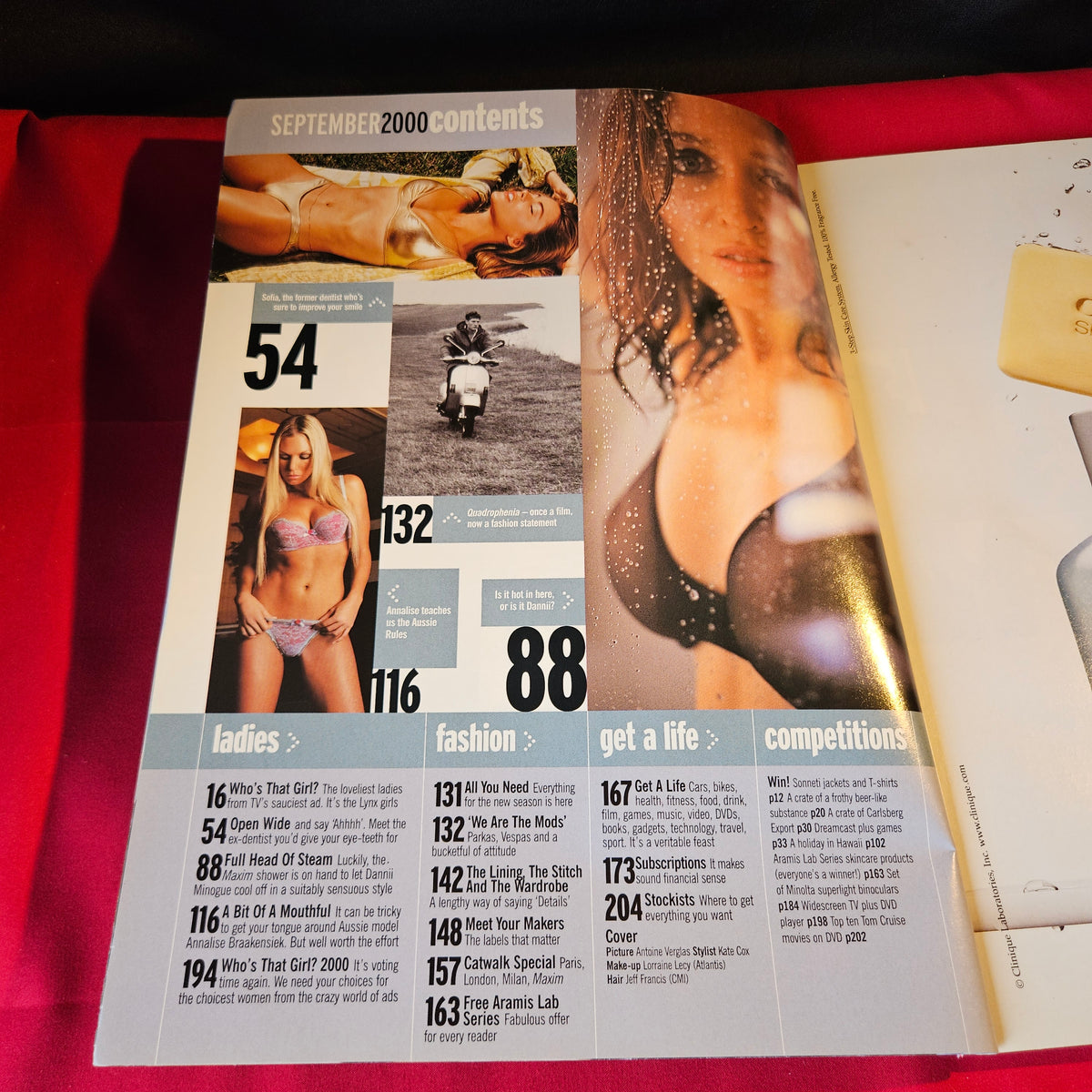 Maxim Magazine September 2000 Dannii Minogue Malcolm McDowell SKU 1518
