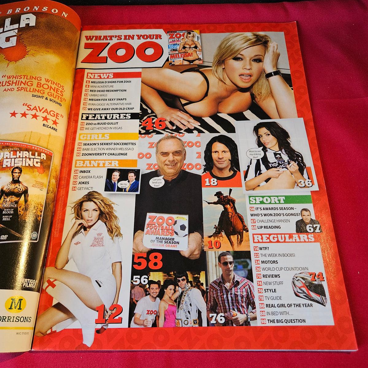 Zoo Magazine 21-27 May 2010 Issue 323 Melissa D Megan Fox Red Dead Redemption SKU 1519