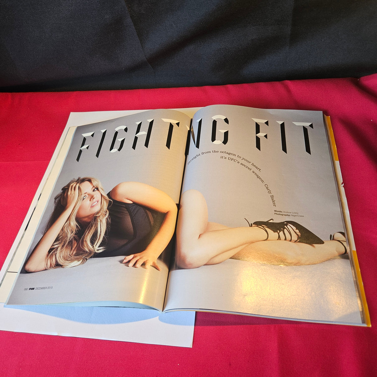 FHM Magazine December 2015 Cristiano Ronaldo Carly Baker Derren Brown Issue 312 SKU 1520