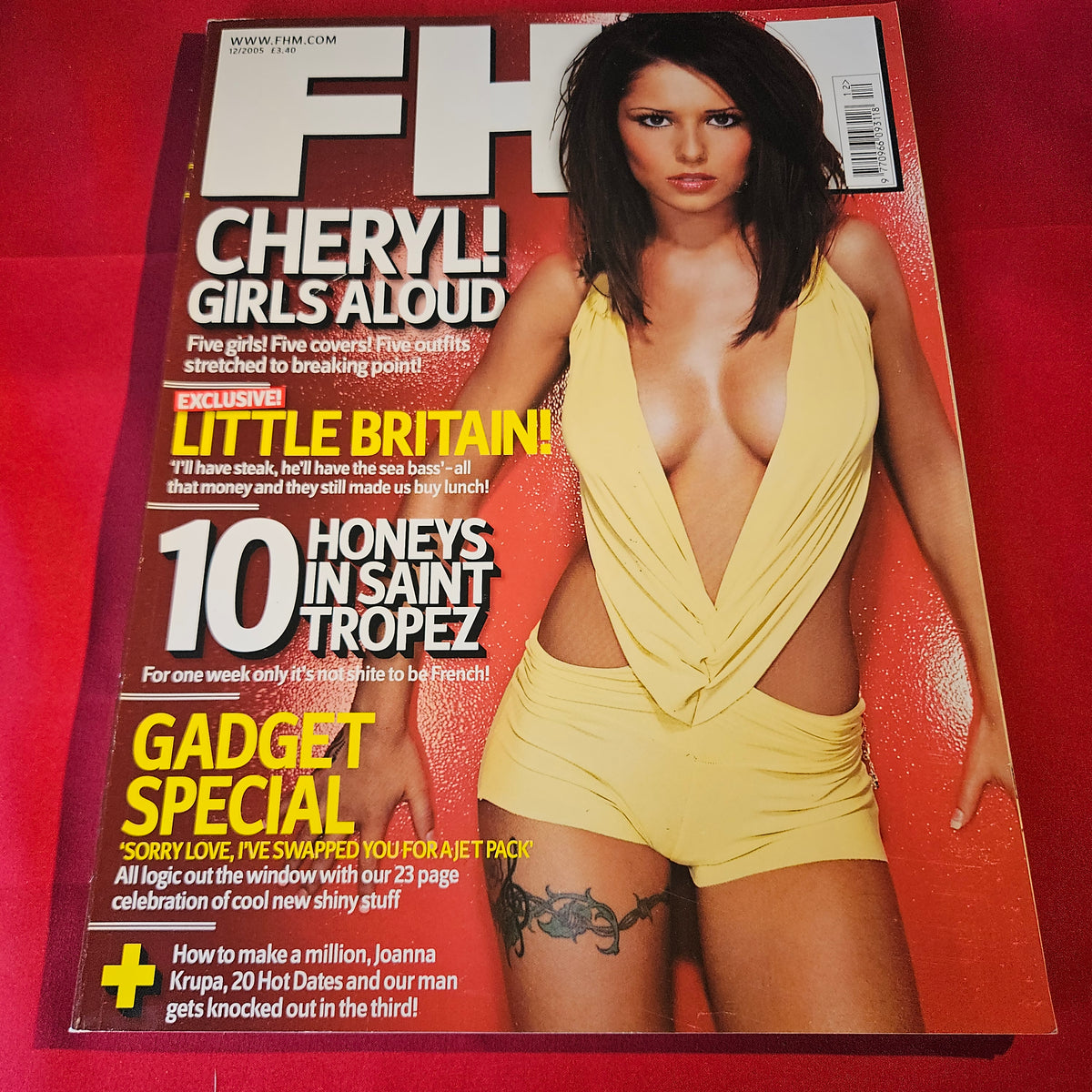 FHM Magazine December 2005 Cheryl Girls Aloud Joanna Krupa High Street Honeys SKU 1522