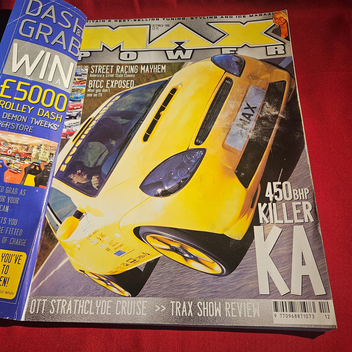 Max Power Magazine December 1998 Ford Ka 450BHP Honda Civic Golf GTI Cosworth Tuning ICE SKU 1524