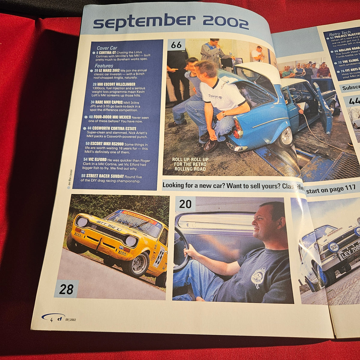 Classic Ford Magazine September 2002 Cortina GT Mexico RS2000 Cosworth SKU 1526