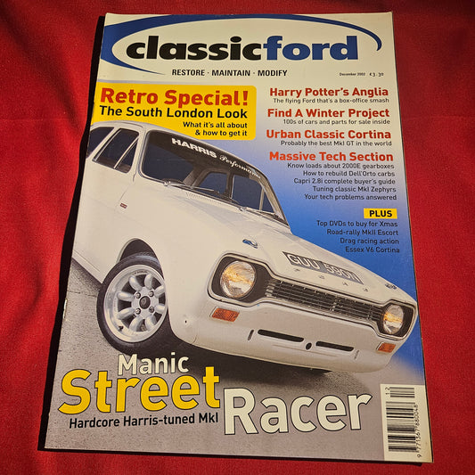 Classic Ford Magazine December 2002 Escort Mk1 Cortina GT Harry Potter Anglia SKU 1526