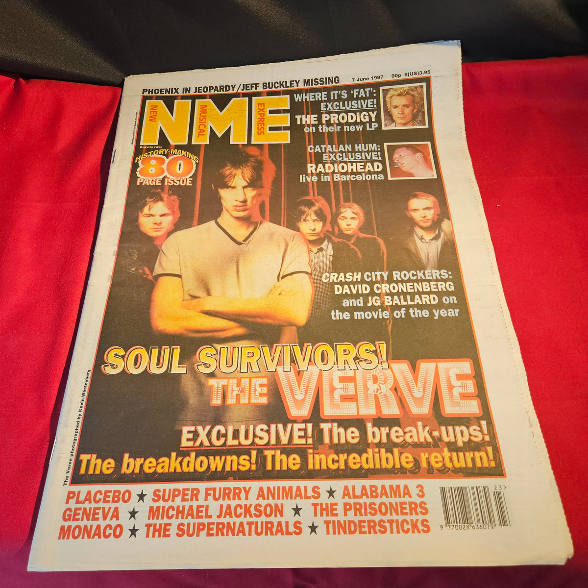 NME Magazine 7 June 1997 The Verve Richard Ashcroft Prodigy Radiohead Jeff Buckley NP006