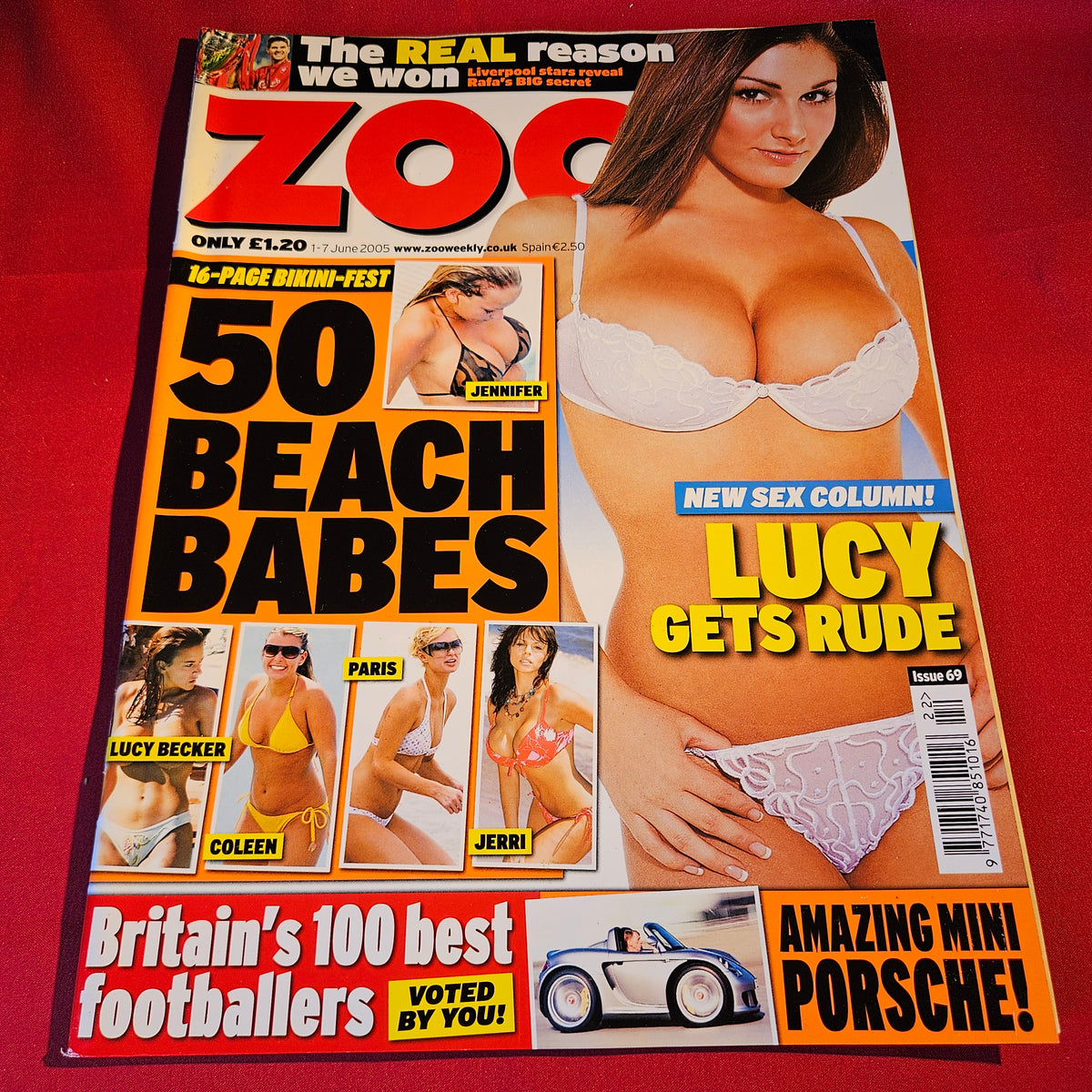 Zoo Magazine 1-7 June 2005 Lucy Pinder Jennifer Ellison Jerri Byrne SKU 1530