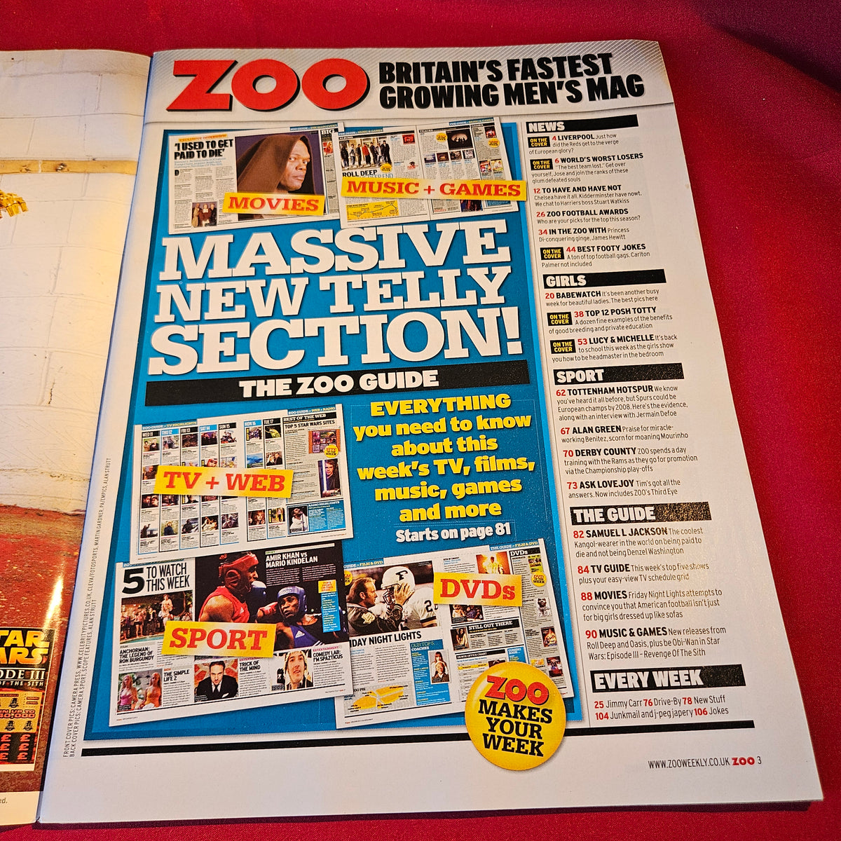 Zoo Magazine 10-16 May 2005 Lucy Pinder Michelle Marsh Issue 66 SKU 1530