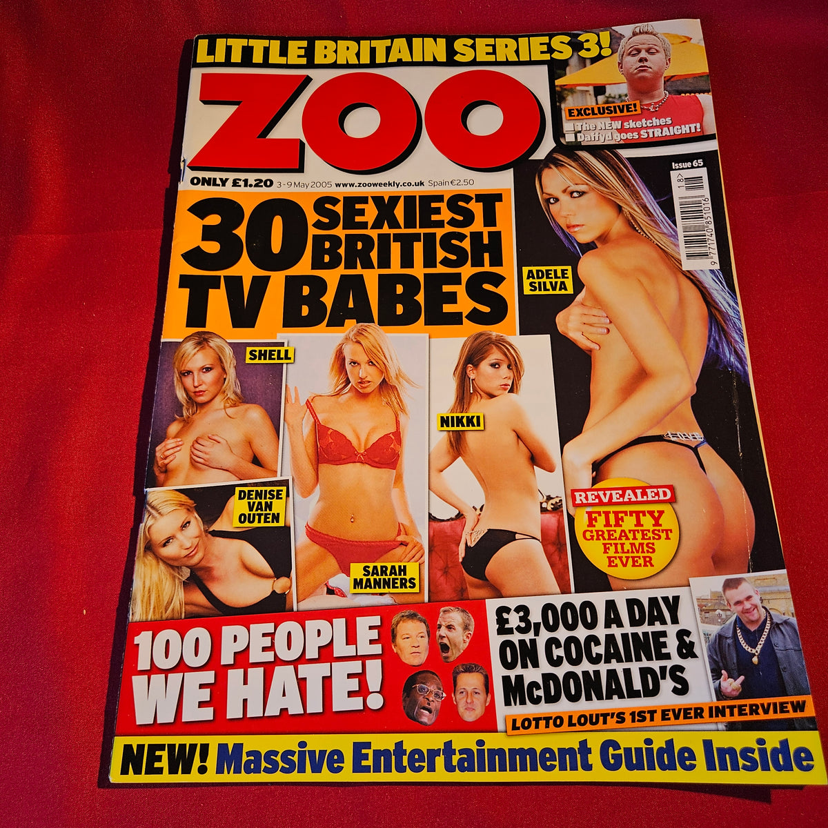 Zoo Magazine 3-9 May 2005 Adele Silva Jennifer Ellison Denise Van Outen SKU 1530