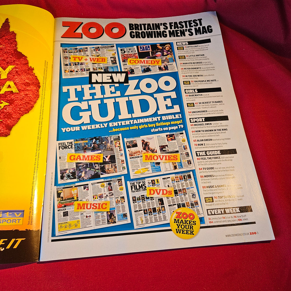 Zoo Magazine 3-9 May 2005 Adele Silva Jennifer Ellison Denise Van Outen SKU 1530