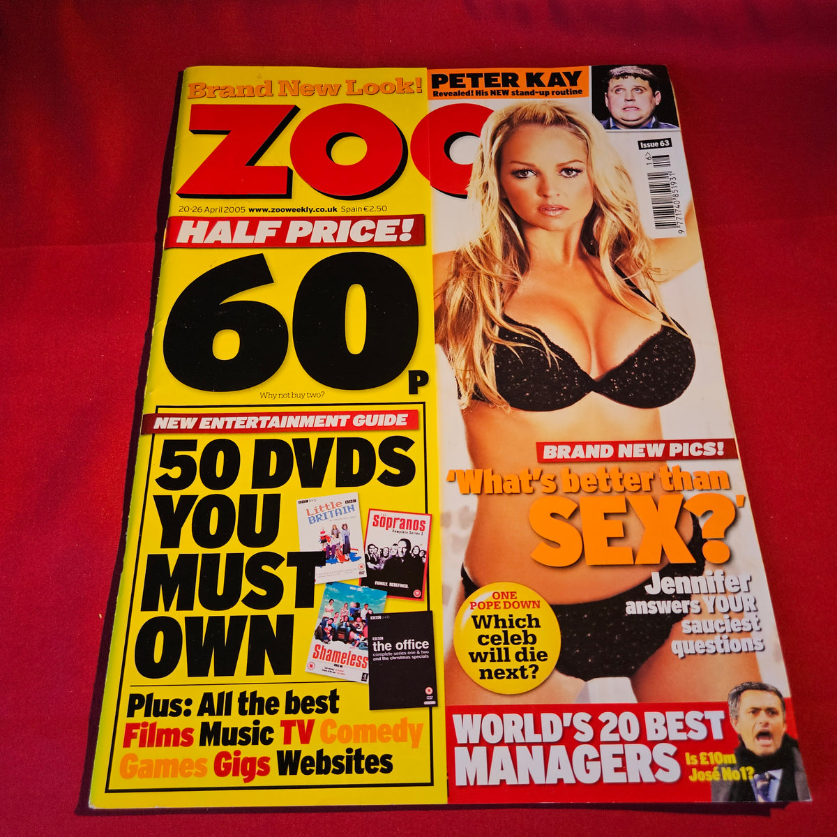 Zoo Magazine 20-26 April 2005 Jennifer Ellison Jaime King Michelle Marsh SKU1530