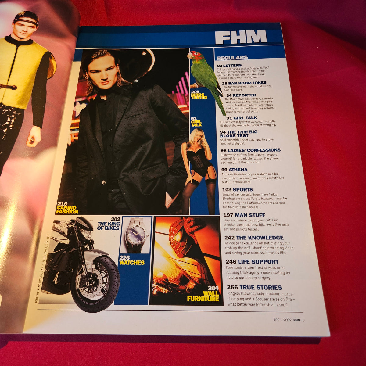 FHM Magazine April 2002 Shakira Christina Milian Susie Amy Angelica Bridges 1531