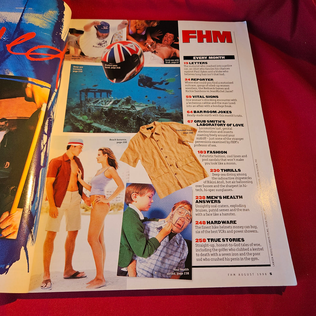 FHM Magazine August 1998 Anna Nicole Smith Victoria Silvstedt Jeri Ryan 1532