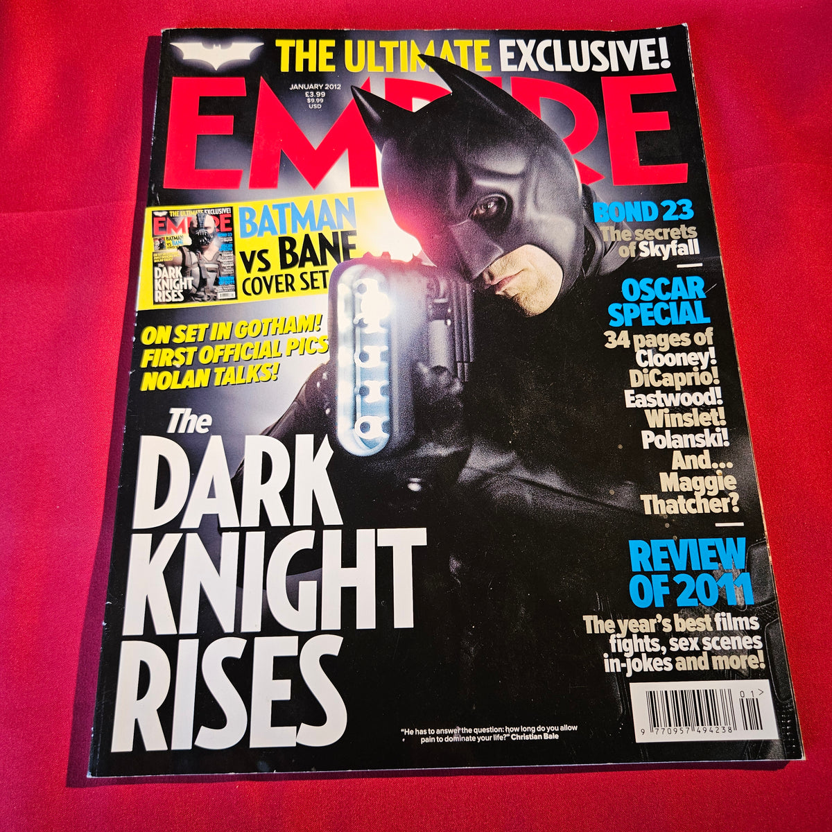 Empire Magazine January 2012 The Dark Knight Rises Batman Bane Nolan Skyfall SKU 1534