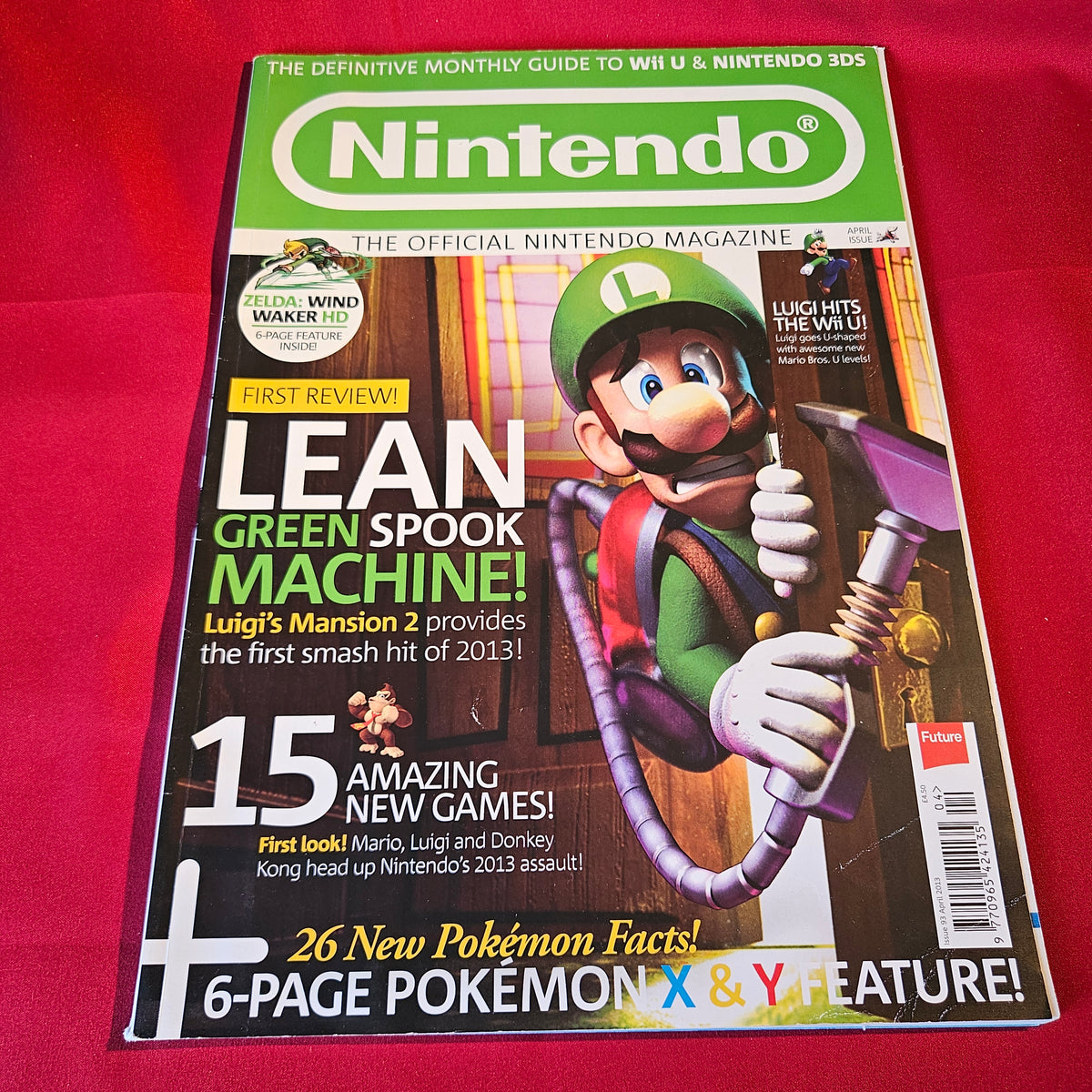 Official Nintendo Magazine April 2013 Issue 93 Luigi’s Mansion 2 Pokemon X Y SKU 1534