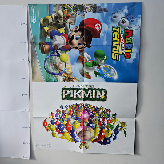 Official Nintendo Magazine Poster Mario Pokemon Smash Bros Pikmin SKU 1534