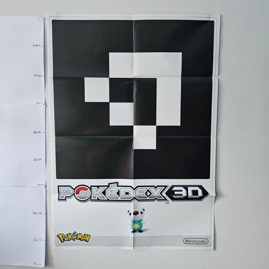 Official Nintendo Magazine Pokédex 3D Mystery Block Poster 2011 SKU 1534