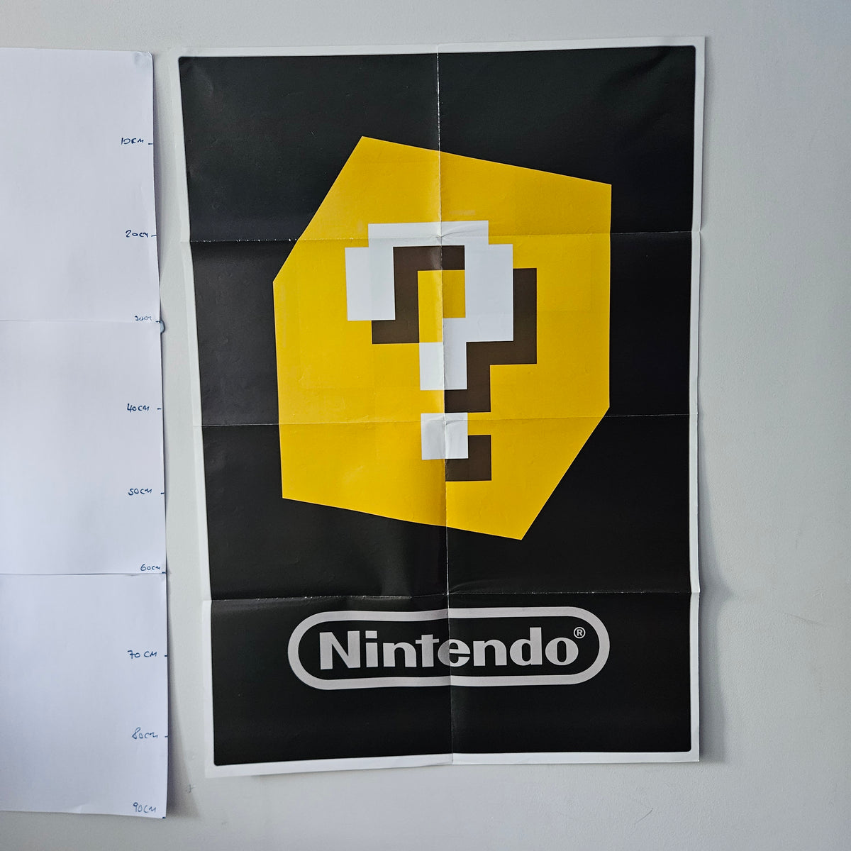 Official Nintendo Magazine Pokédex 3D Mystery Block Poster 2011 SKU 1534