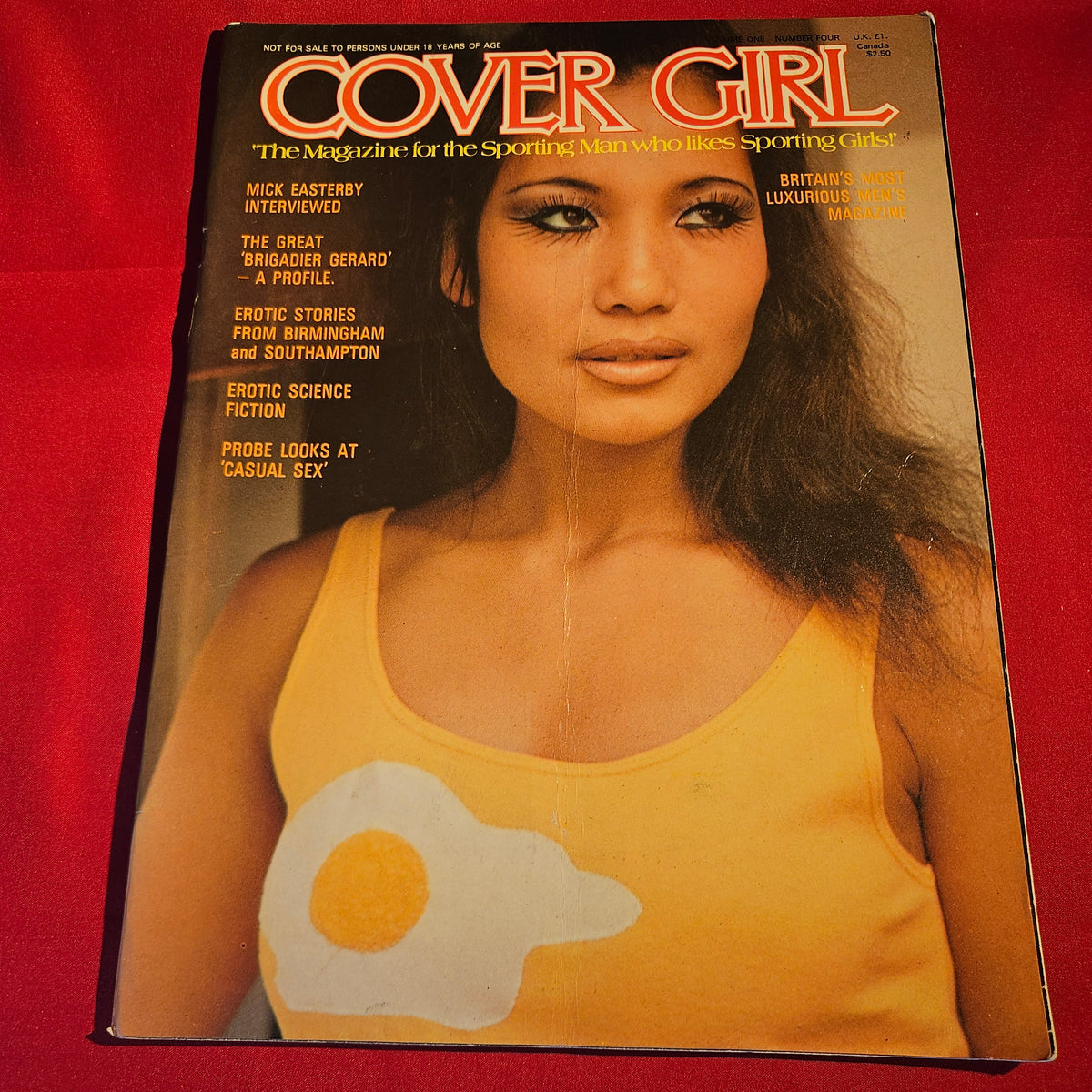 Cover Girl Magazine July 1978 Vol 1 No 4 Mick Easterby Sporting Vintage SKU 1535