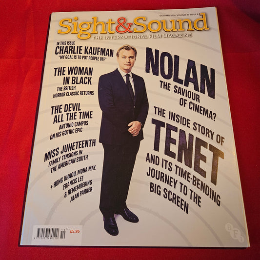 Sight & Sound Magazine October 2020 Christopher Nolan Tenet Charlie Kaufman SKU 1536