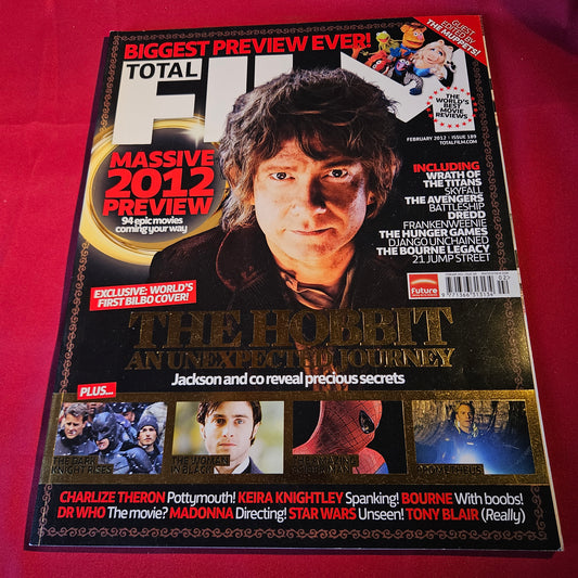 Total Film Magazine February 2012 The Hobbit Martin Freeman Issue 189 SKU 1537