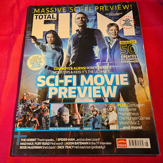 Total Film Magazine August 2011 Issue 183 Cowboys & Aliens Sci-Fi Preview SKU 1537