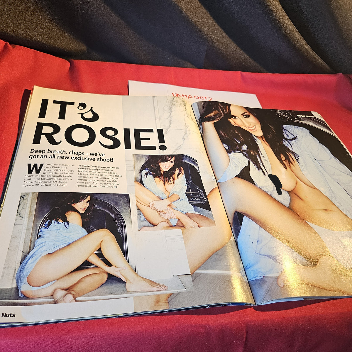 Nuts Magazine 6-12 May 2011 DAMAGED Kelly Brook Billie Sam Faiers Rosie Jones SKU1538